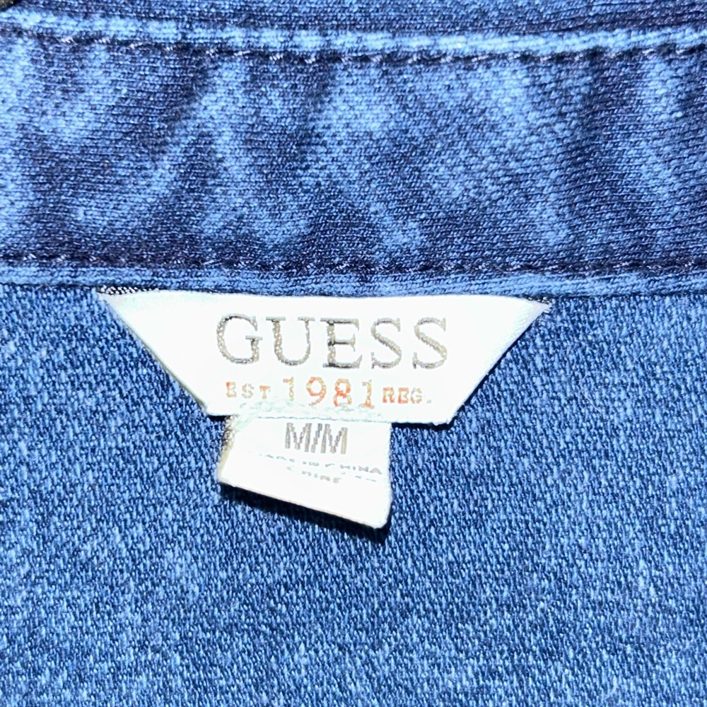 GUESS DENIM DRESS- Button-Up - Picture 6 of 6